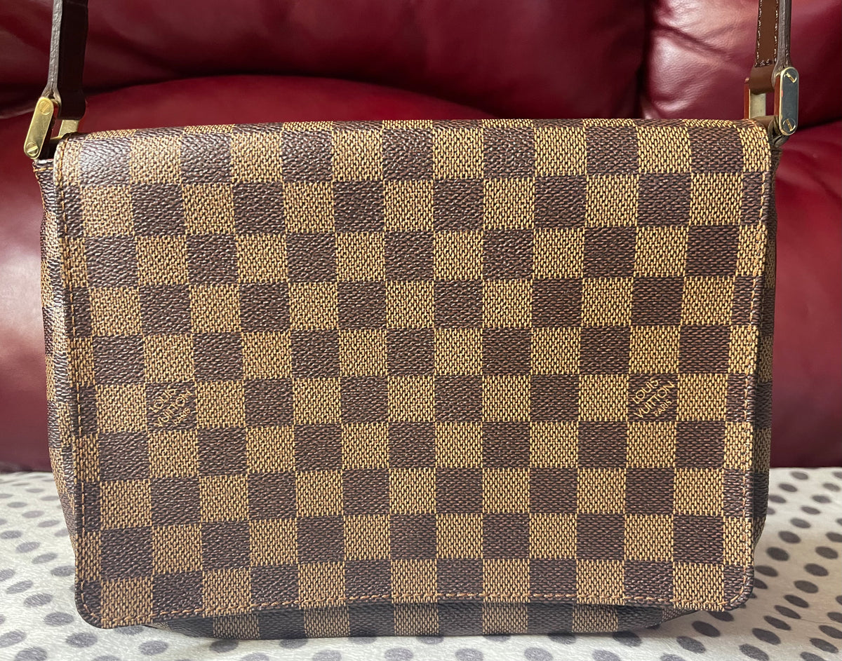 Louis Vuitton Tango Damier Ebene Crossbody Shoulder Bag