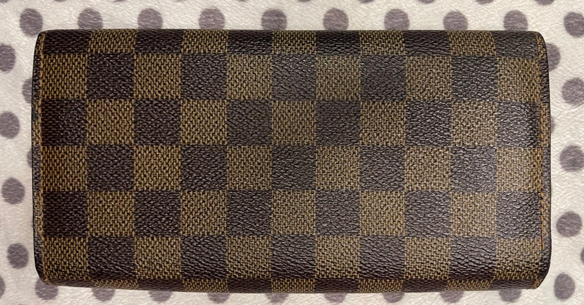 Louis Vuitton Damier Portefeuille Sarah Long Bifold Wallet