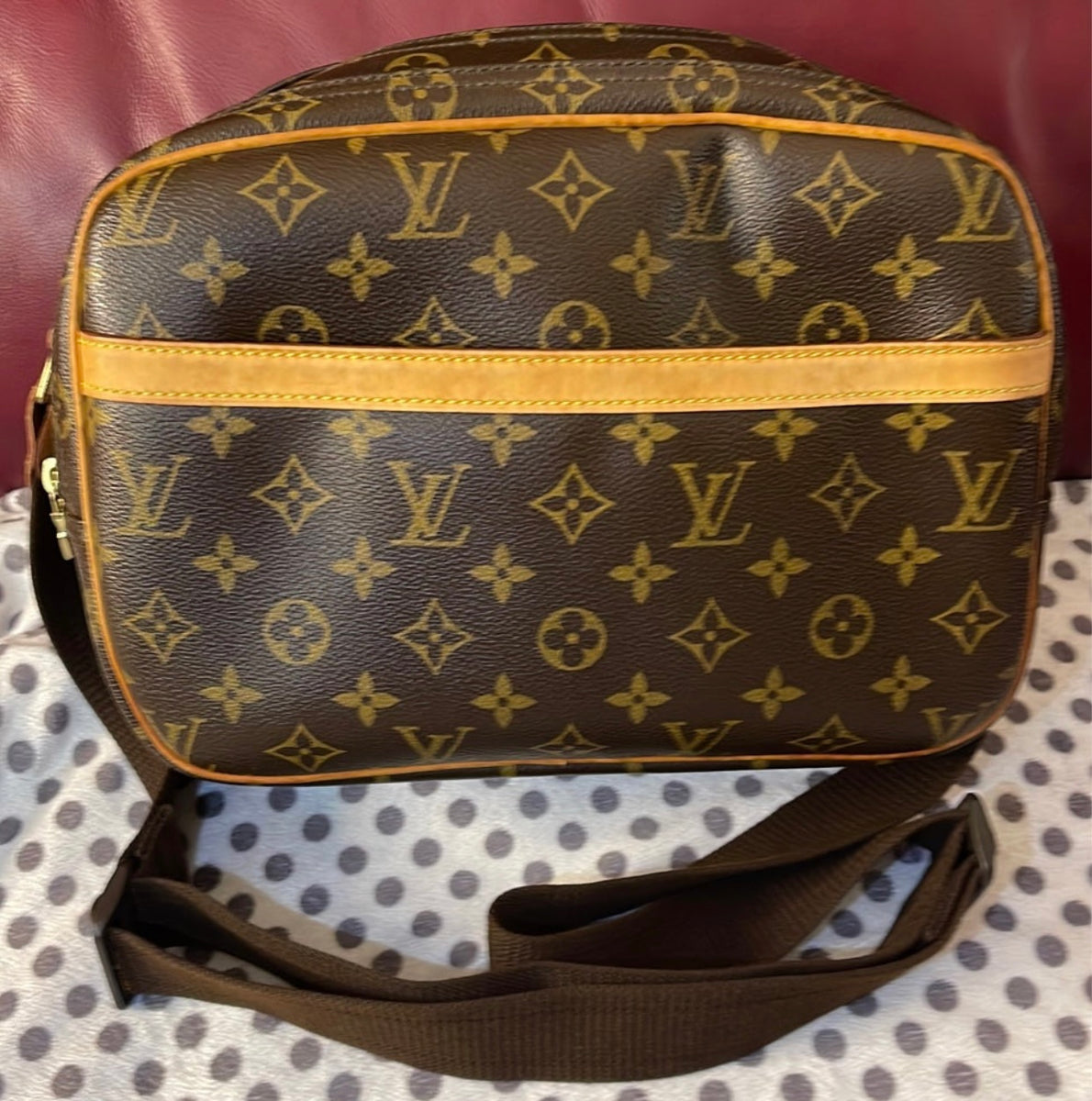 Louis Vuitton - Authenticated Reporter Handbag - Leather Brown for Women, Very Good Condition