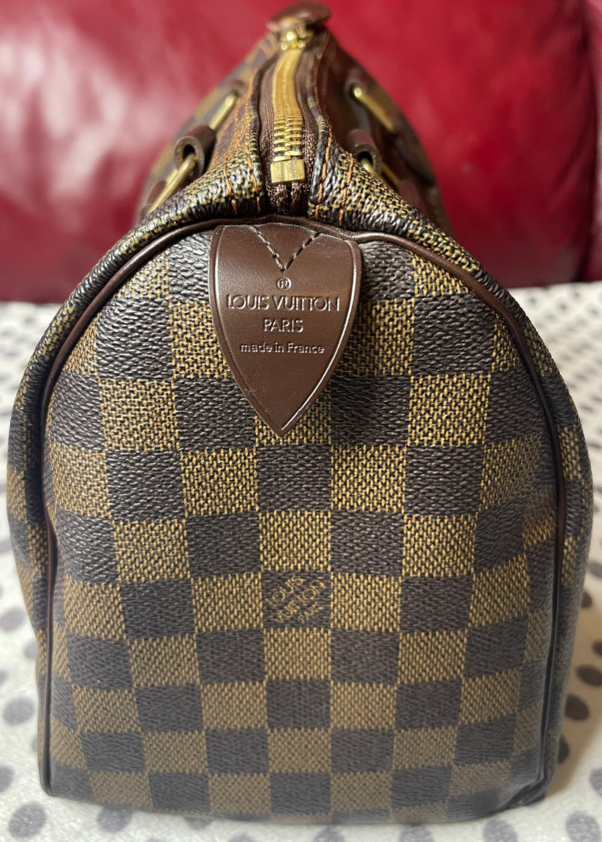 Louis Vuitton Speedy 25 Damier Ebene SP0046 – Exchange Collectibles Louis Vuitton Speedy 25 Damier Ebene SP0046 – Exchange Collectibles