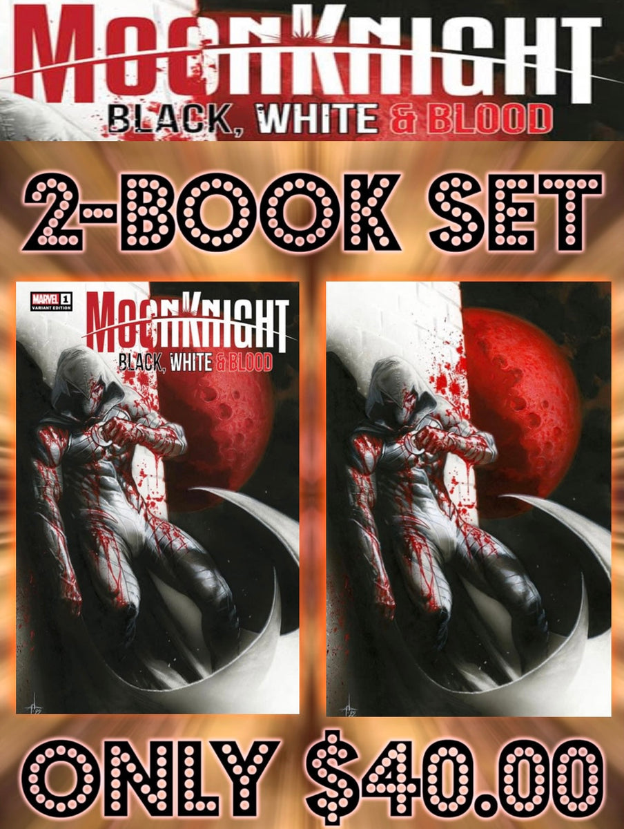 Moon Knight Black White and 2024 Blood #1 virgin By Dell'Otto