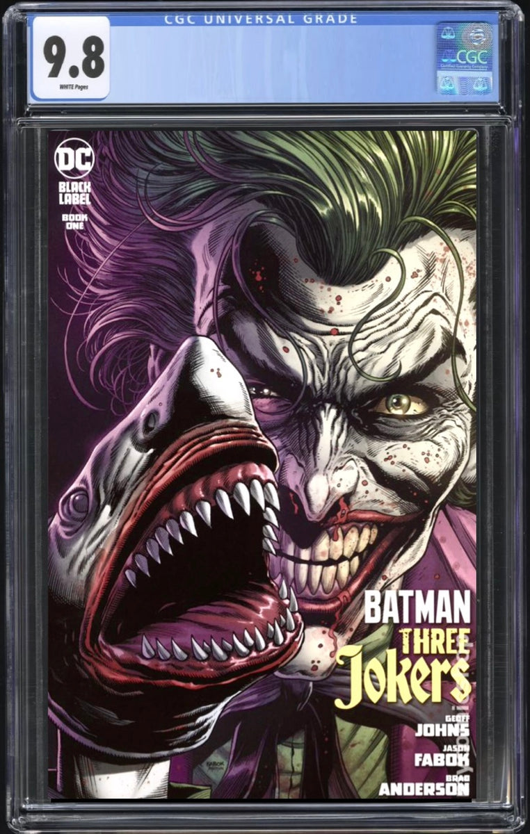 Batman Three Jokers #1 2nd Print CGC 9.8 Shark Cover – Exchange