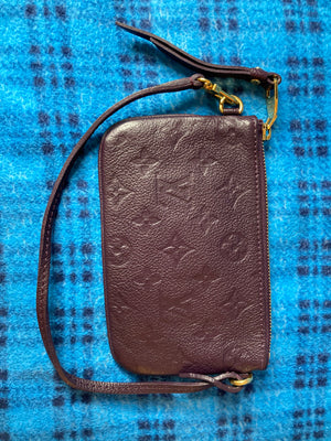 Louis Vuitton Purple Empreinte Leather Mini Pochette TJ3151