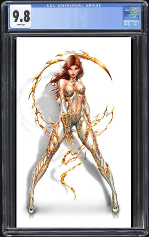 Witchblade #2 Jamie Tyndall White Virgin CGC 9.8