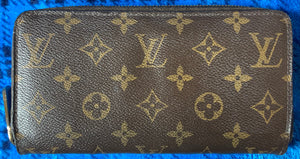Louis Vuitton Monogram Zippy Zip Around Long Wallet