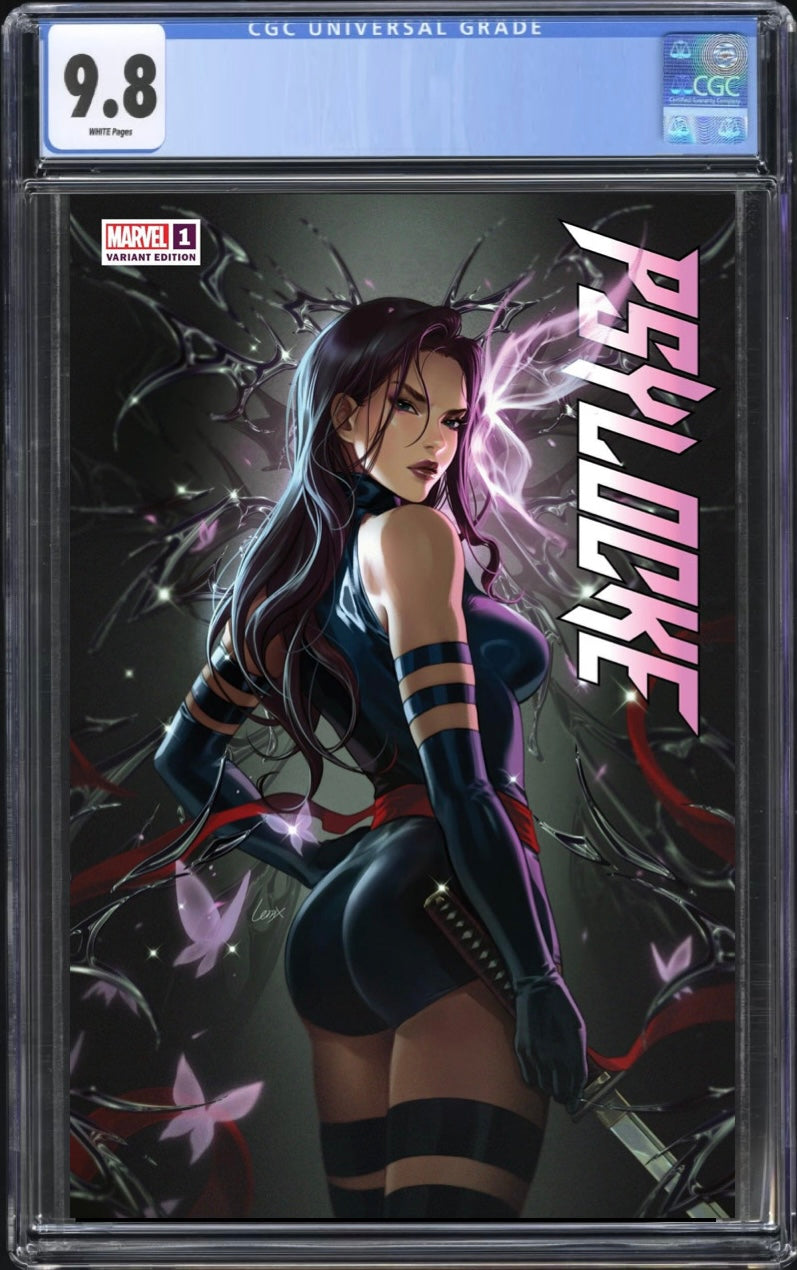 Psylocke #1 Letrix Trade Dress CGC 9.8