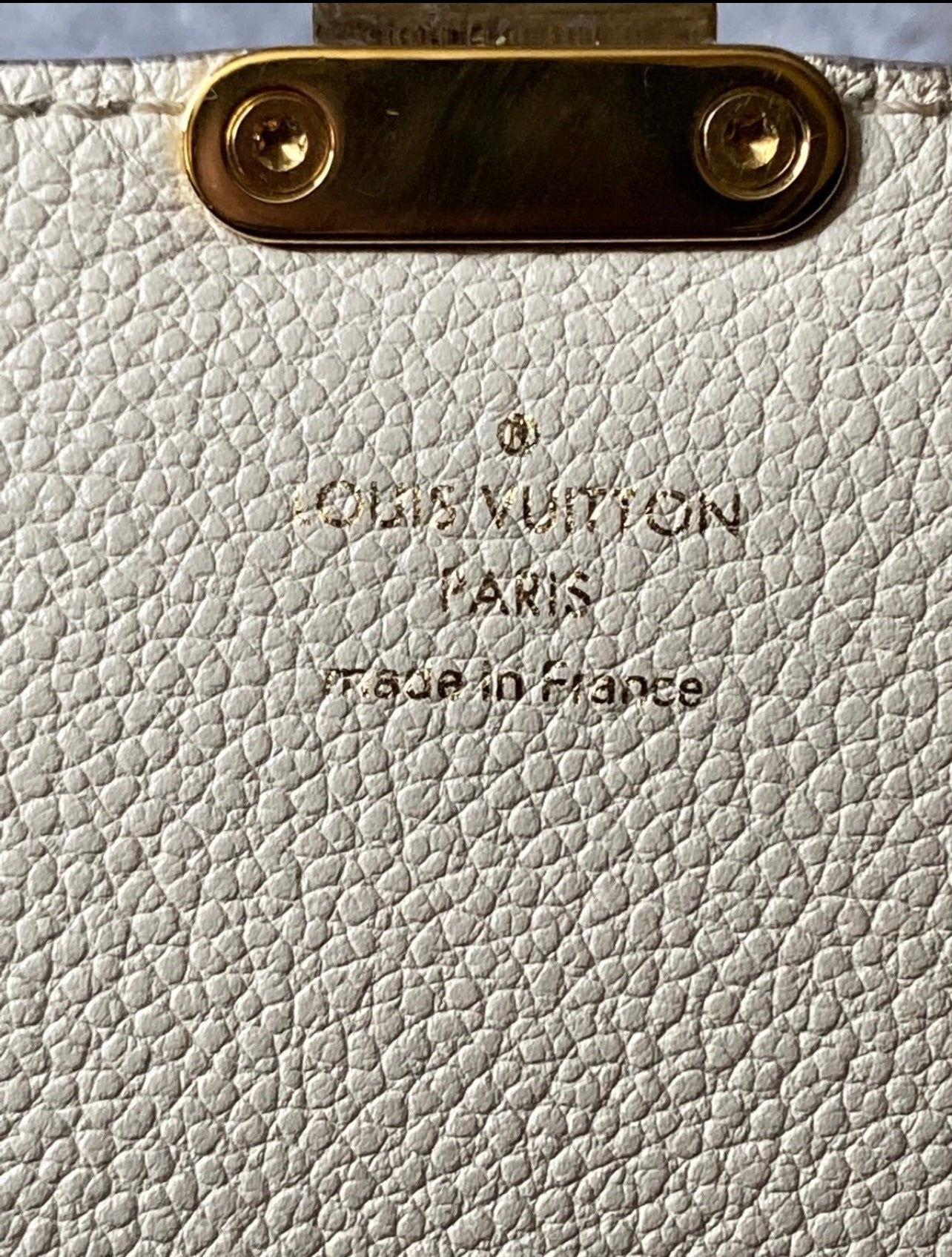 Louis Vuitton Fascinante White Monogram Empreinte 2-Way Shoulder Bag Crossbody TR4173