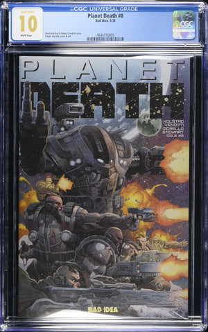 Planet Death #0 Cover A Tomas Giorello CGC 10.0