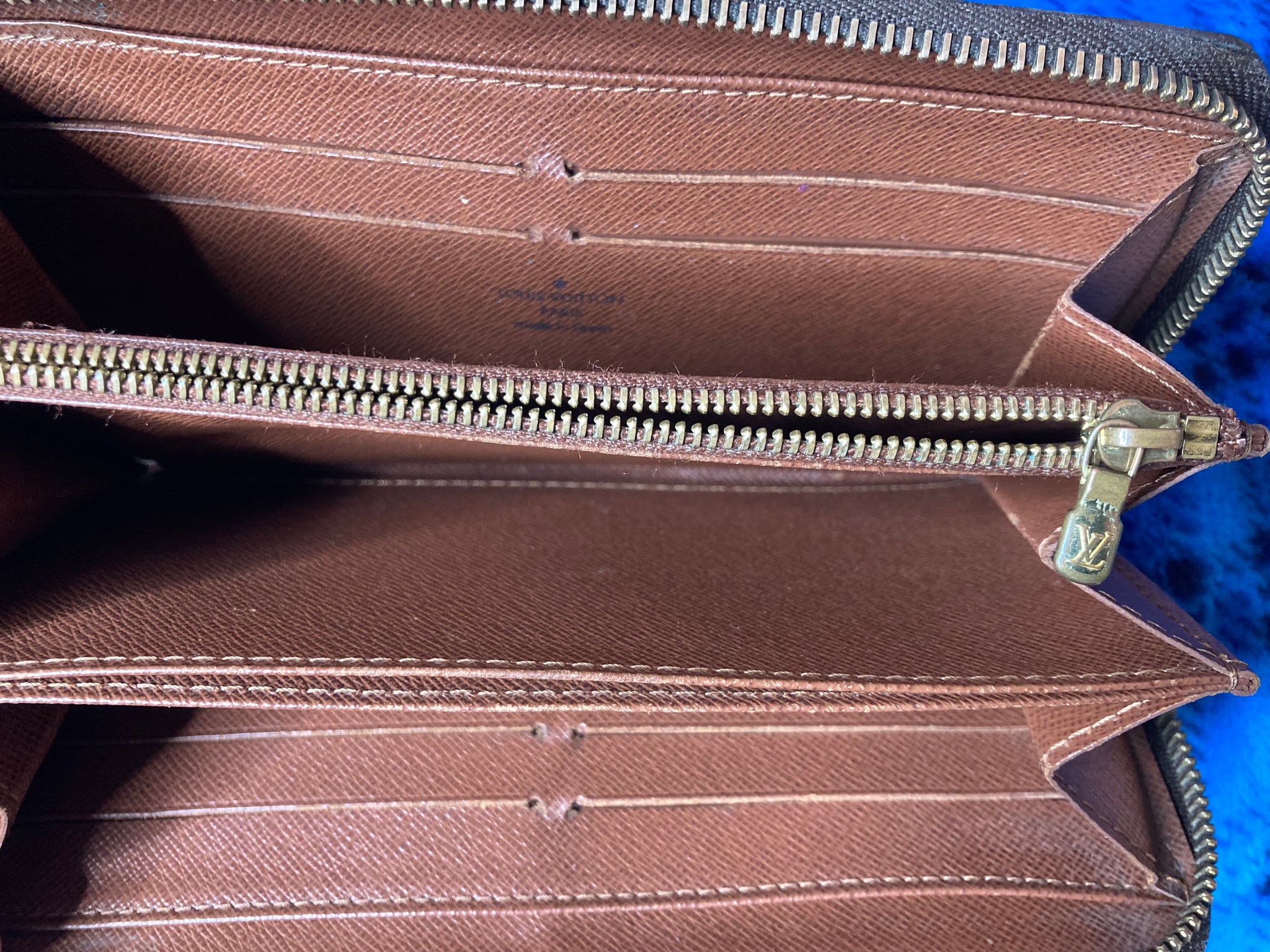 Louis Vuitton Monogram Zippy Zip Around Long Wallet