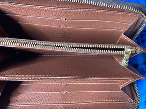 Louis Vuitton Monogram Zippy Zip Around Long Wallet