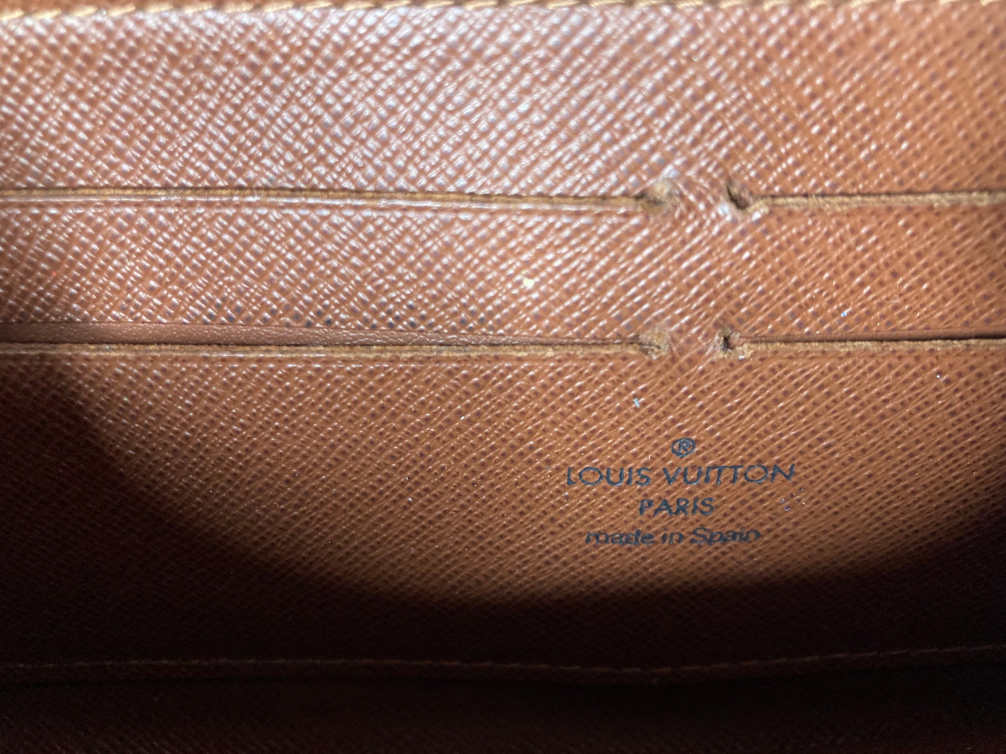 Louis Vuitton Monogram Zippy Zip Around Long Wallet