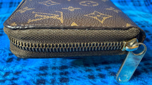 Louis Vuitton Monogram Zippy Zip Around Long Wallet
