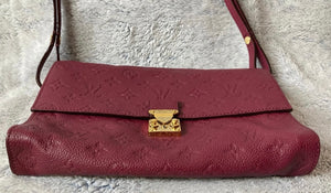 Louis Vuitton Fascinante Aurore Purple / Burgundy Monogram Empreinte 3-Way Bag