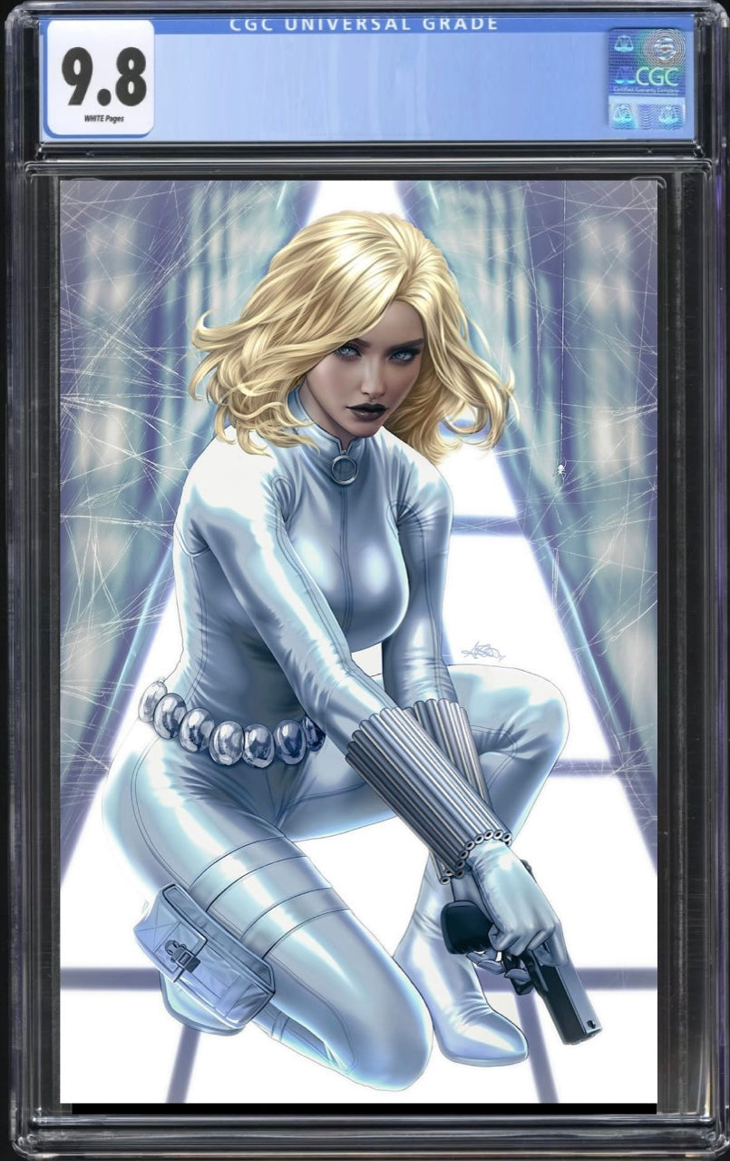 White Widow #1 Ariel Diez Virgin CGC 9.8