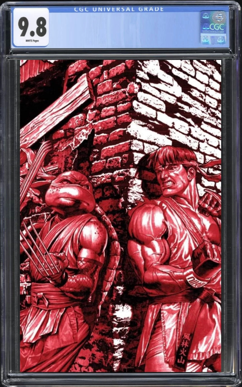 TMNT VS Street Fighter #1 Mico Suayan Virgin CGC 9.8