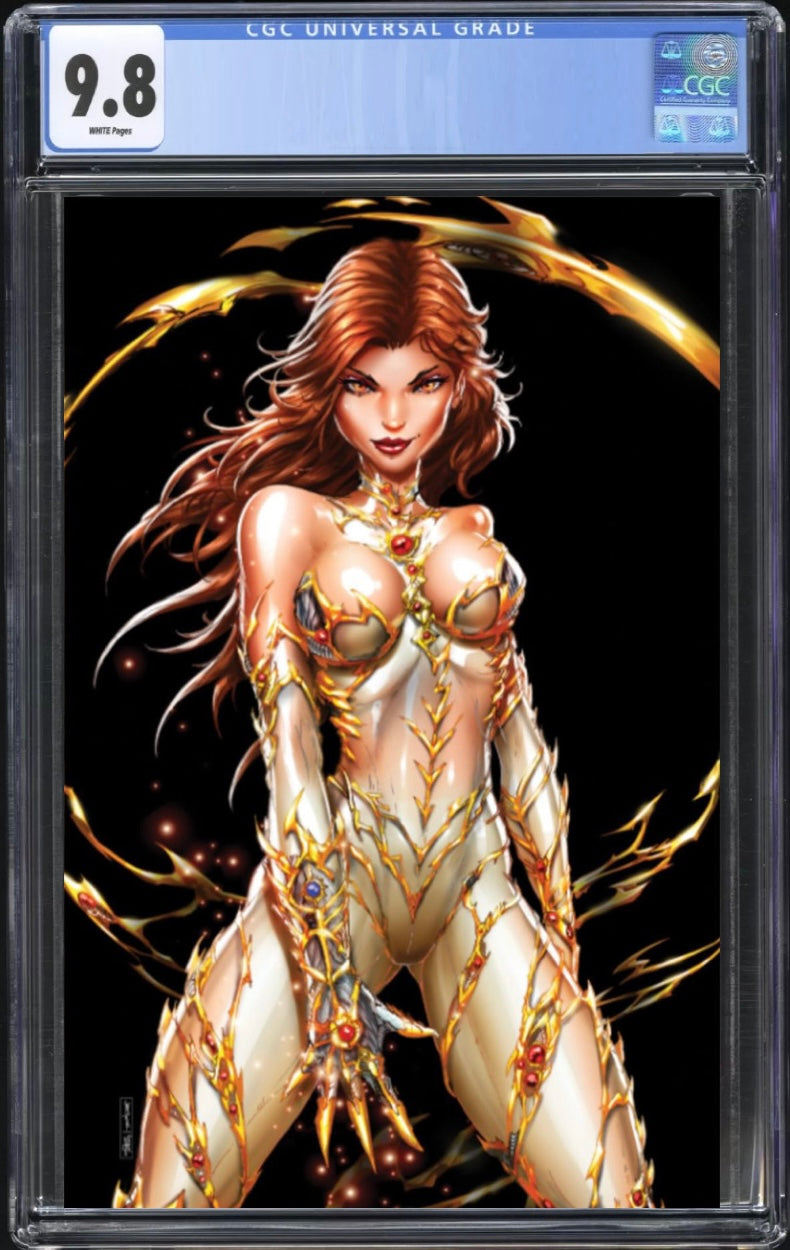 Witchblade #2 Jamie Tyndall Black Virgin CGC 9.8