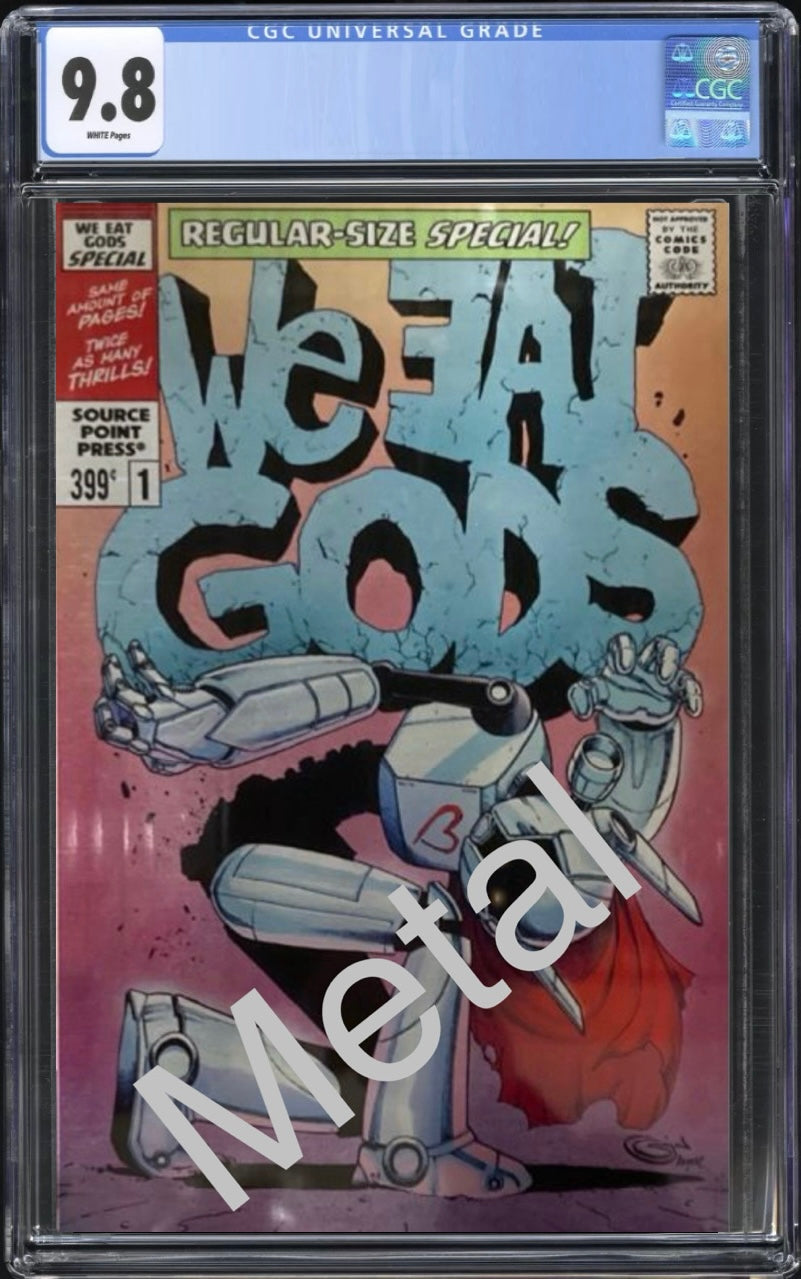 We Eat Gods #1 Metal CGC 9.8