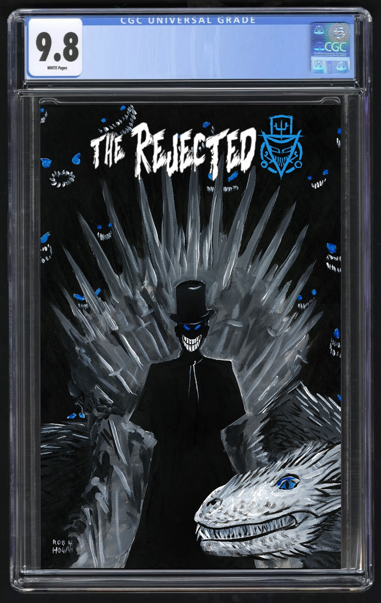 Rejected # 1 Game of Thrones Homage Iron Throne Variant. CGC 9.8