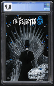 Rejected # 1 Game of Thrones Homage Iron Throne Variant. CGC 9.8