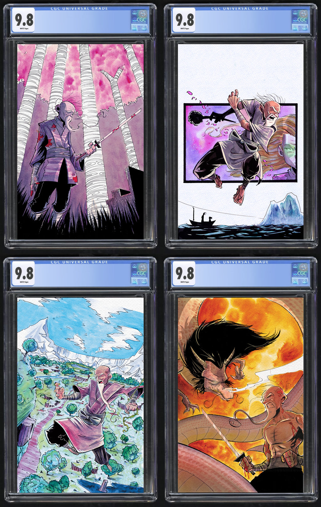 Samurai Grandpa 1-4 Standard Virgin CGC 9.8