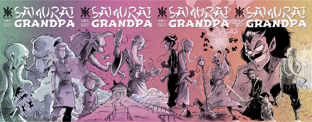 Samurai Grandpa 1-4 Connecting Variants, Trade Dress