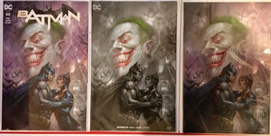 BATMAN 50 LUCIO PARRILLO VIRGIN VARIANT 3 BOOK SET CATWOMAN WEDDING ISSUE JOKER