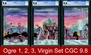 Ogre #1, #2, #3 CGC 9.8 Raft Virgin Connecting Cover Three Book Set