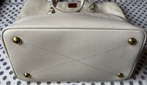 Louis Vuitton Citadine PM Cream / White Empreinte Leather Shoulder Bag CA4122