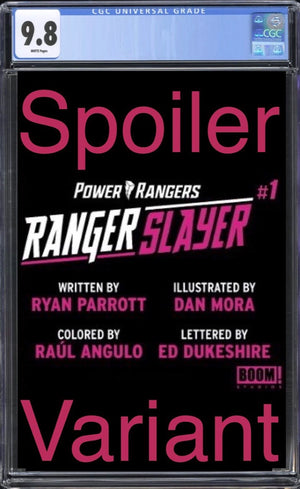 Ranger Slayer 1 Spoiler Variant CGC 9.8