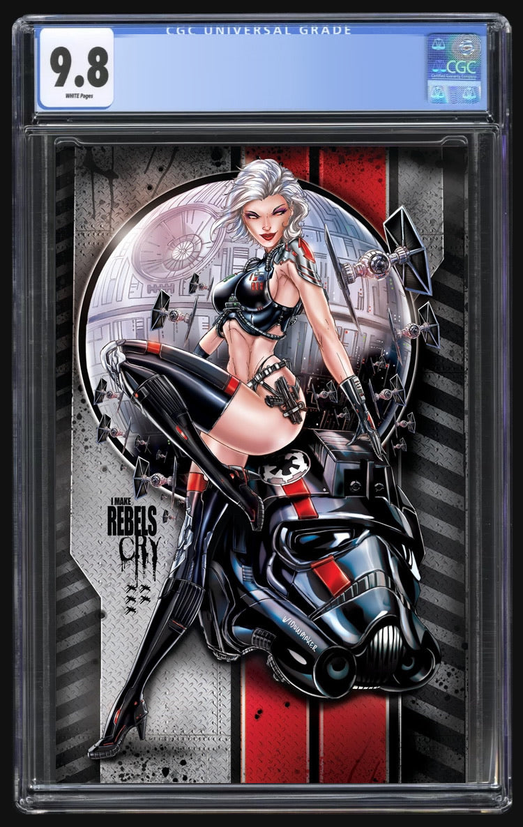 White Widow May the 4th Tie Fighter Metal CGC 9.8