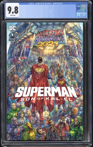 SUPERMAN SON OF KAL-EL #1 Quah Trade Dress CGC 9.8