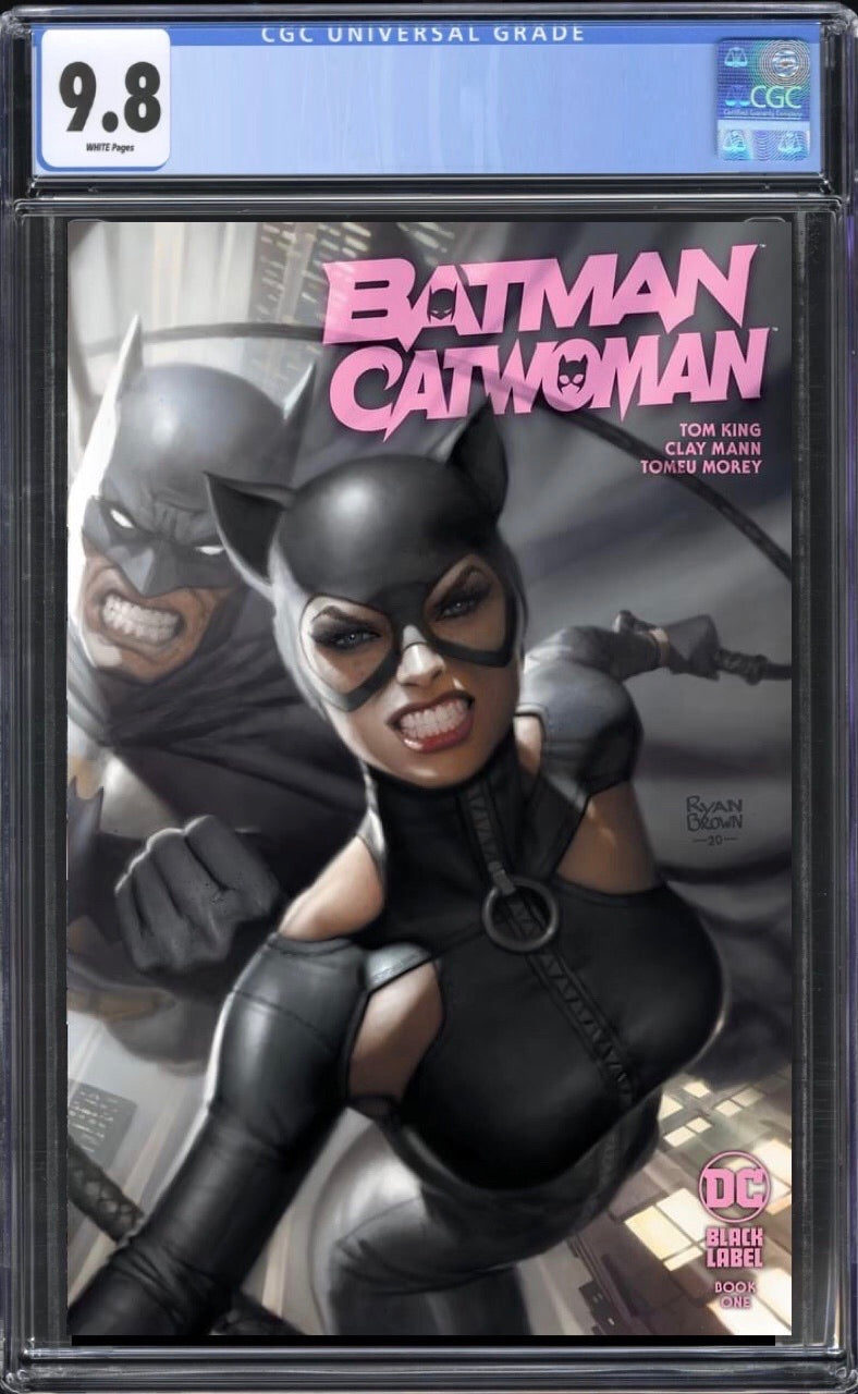 Batman Catwoman #1 Ryan Brown Trade CGC 9.8