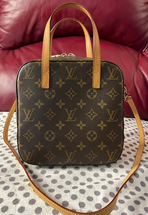 LOUIS VUITTON Monogram Canvas Spontini 2way Hand Shoulder Bag