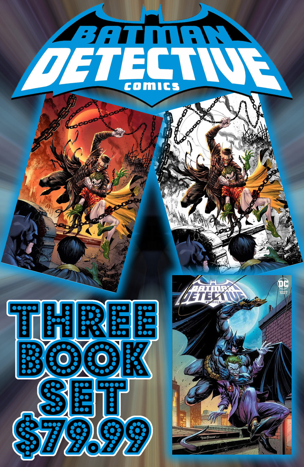 Detective Comics 1027 3 Book Set