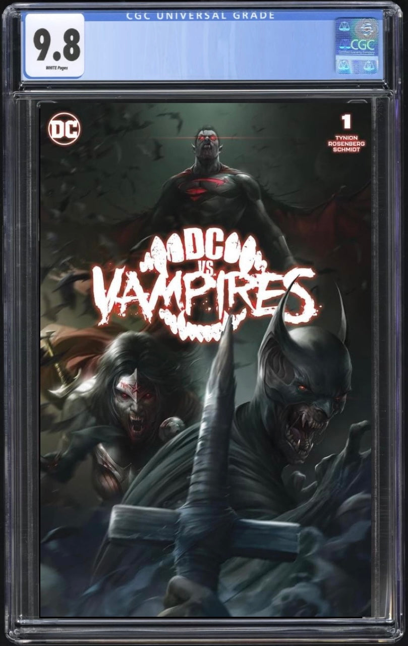 DC Vs Vampires #1 Mattina Trade CGC 9.8