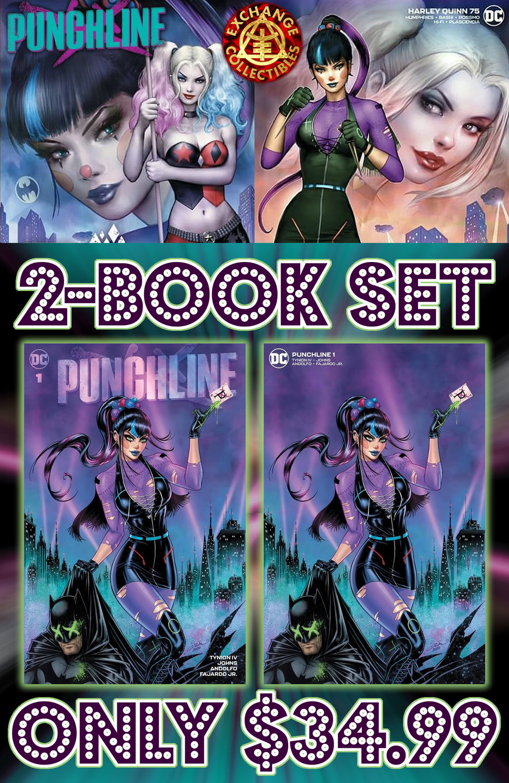 Punchline Special #1 McTeigue 2 Book Set