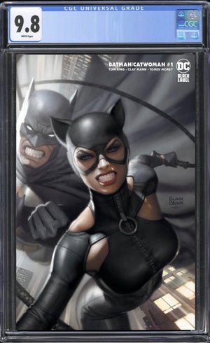 Batman Catwoman #1 Ryan Brown Minimal CGC 9.8