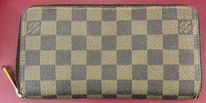 Louis Vuitton Damier Zippy Zip Around Long Wallet CA2017