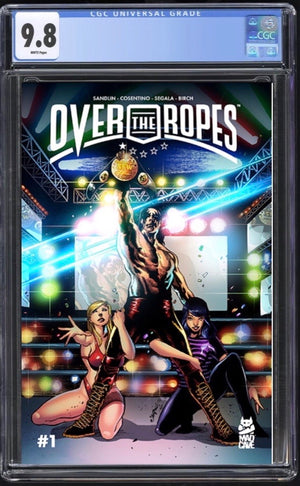 Over the Ropes #1 Jimbo Salgado Trade CGC 9.8