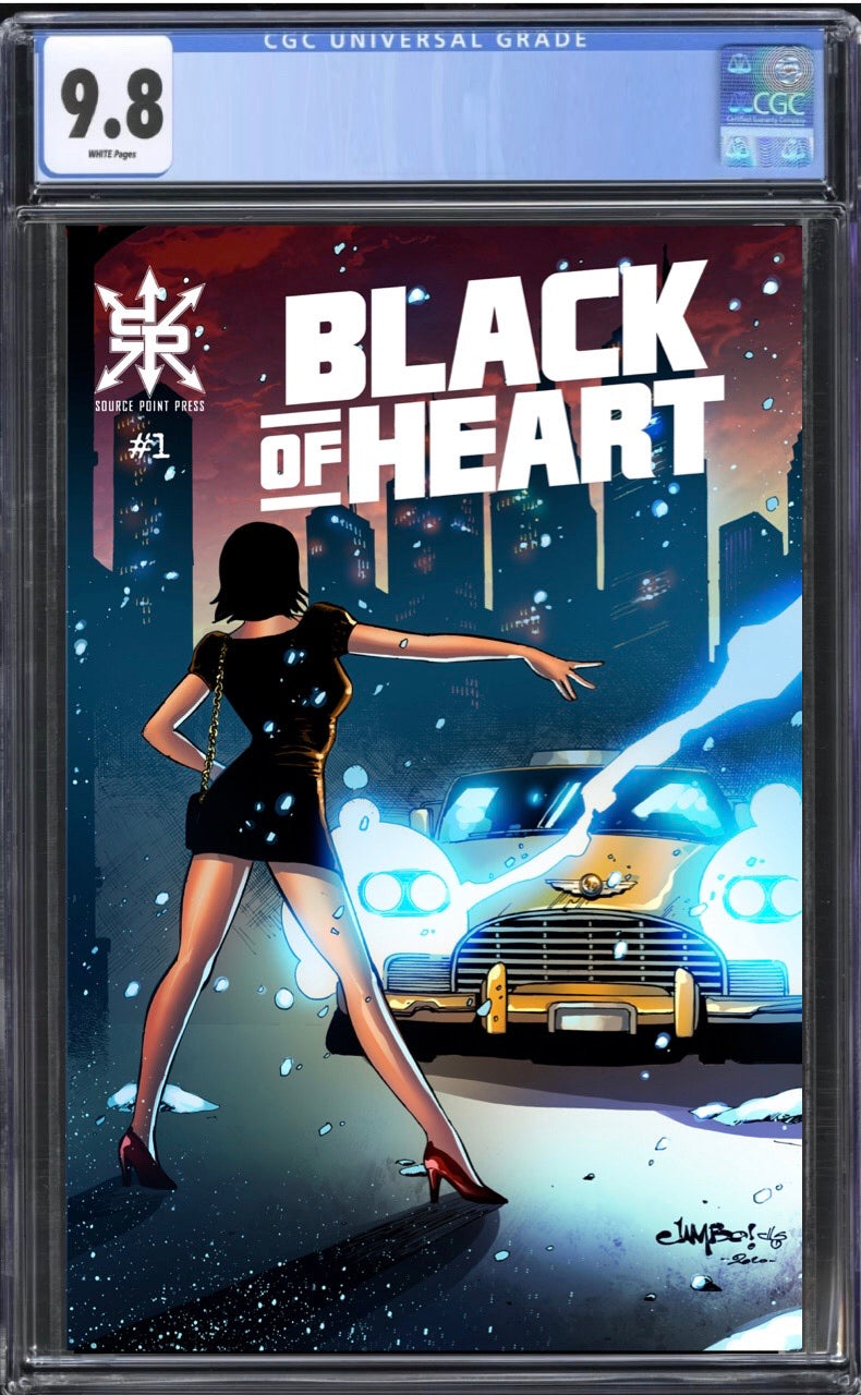 Black of Heart #1 Jimbo Salgado Trade CGC 9.8