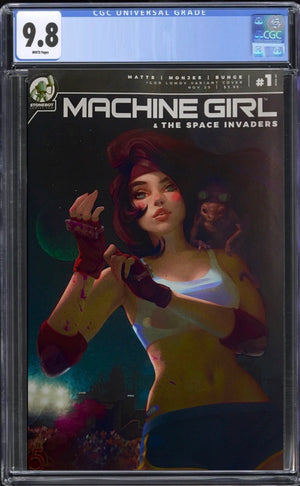 Machine Girl & Space Invaders #1 Lomov Trade CGC 9.8