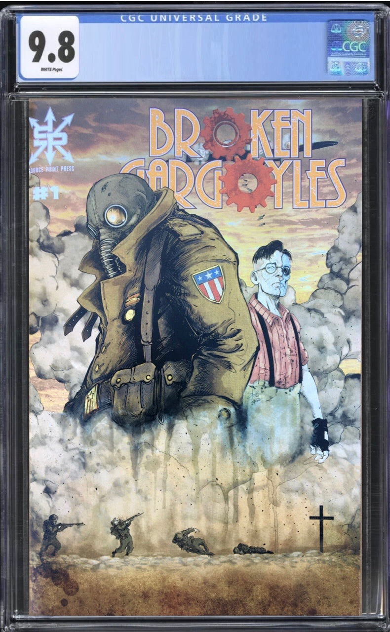 Broken Gargoyles #1 Stan Yak Trade CGC 9.8