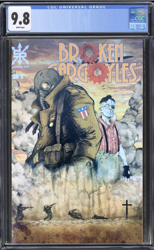 Broken Gargoyles #1 Stan Yak Trade CGC 9.8