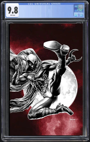Moon Knight Black White Blood #1 Suayan Virgin CGC 9.8
