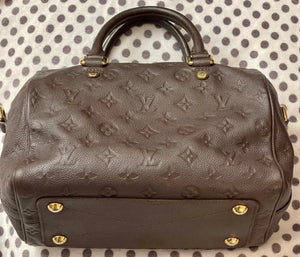 Louis Vuitton Speedy 25 Bandouliere Empreinte Brown SP0123