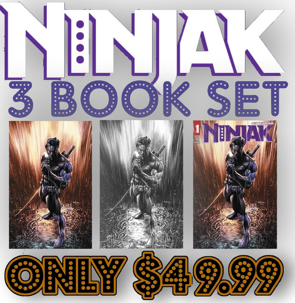 Ninjak #1 Mico Suayan 3 Book Set