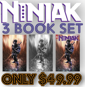 Ninjak #1 Mico Suayan 3 Book Set