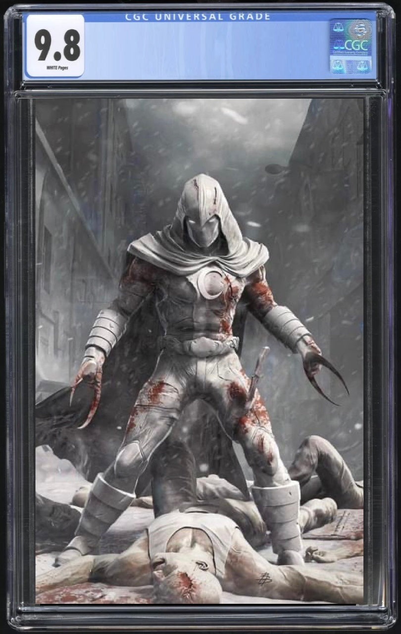 Moon Knight Black White Blood #1 Bjorn Virgin CGC 9.8
