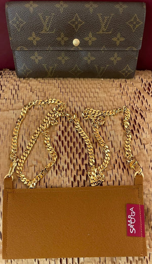 Louis Vuitton Monogram Portefeiulle Sarah Long Bifold Wallet TH0023