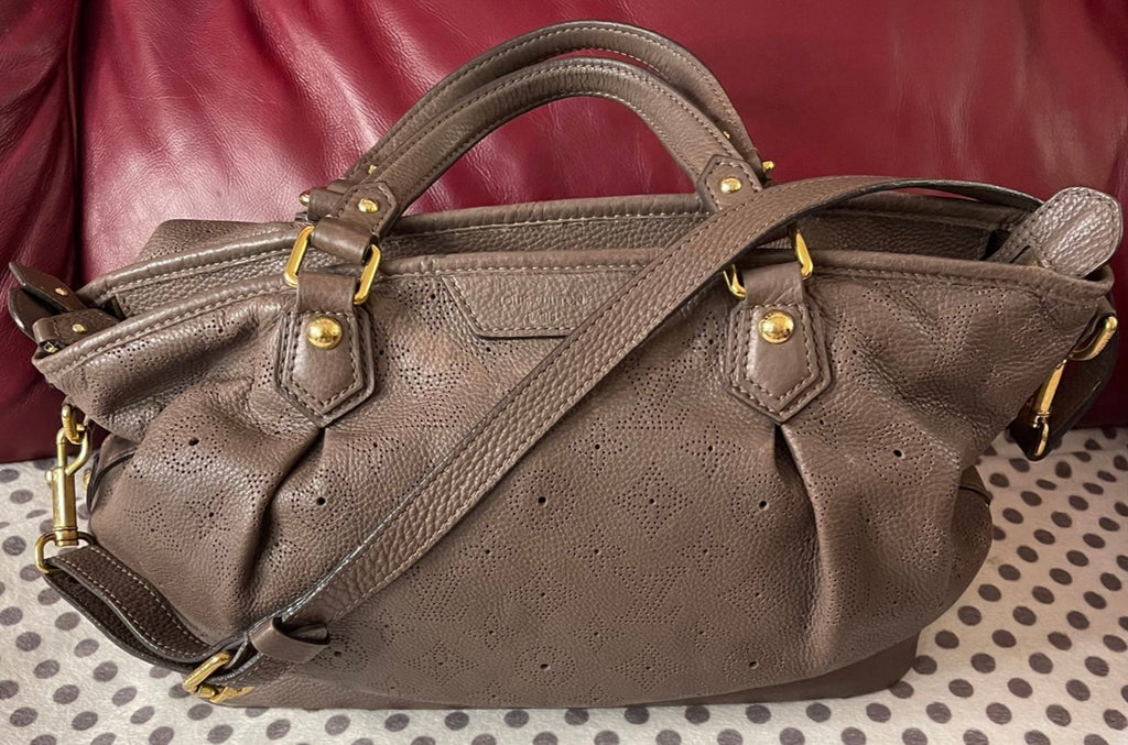 Louis Vuitton Mahina Stellar PM Brown Leather Two Way Shoulder bag AR1121